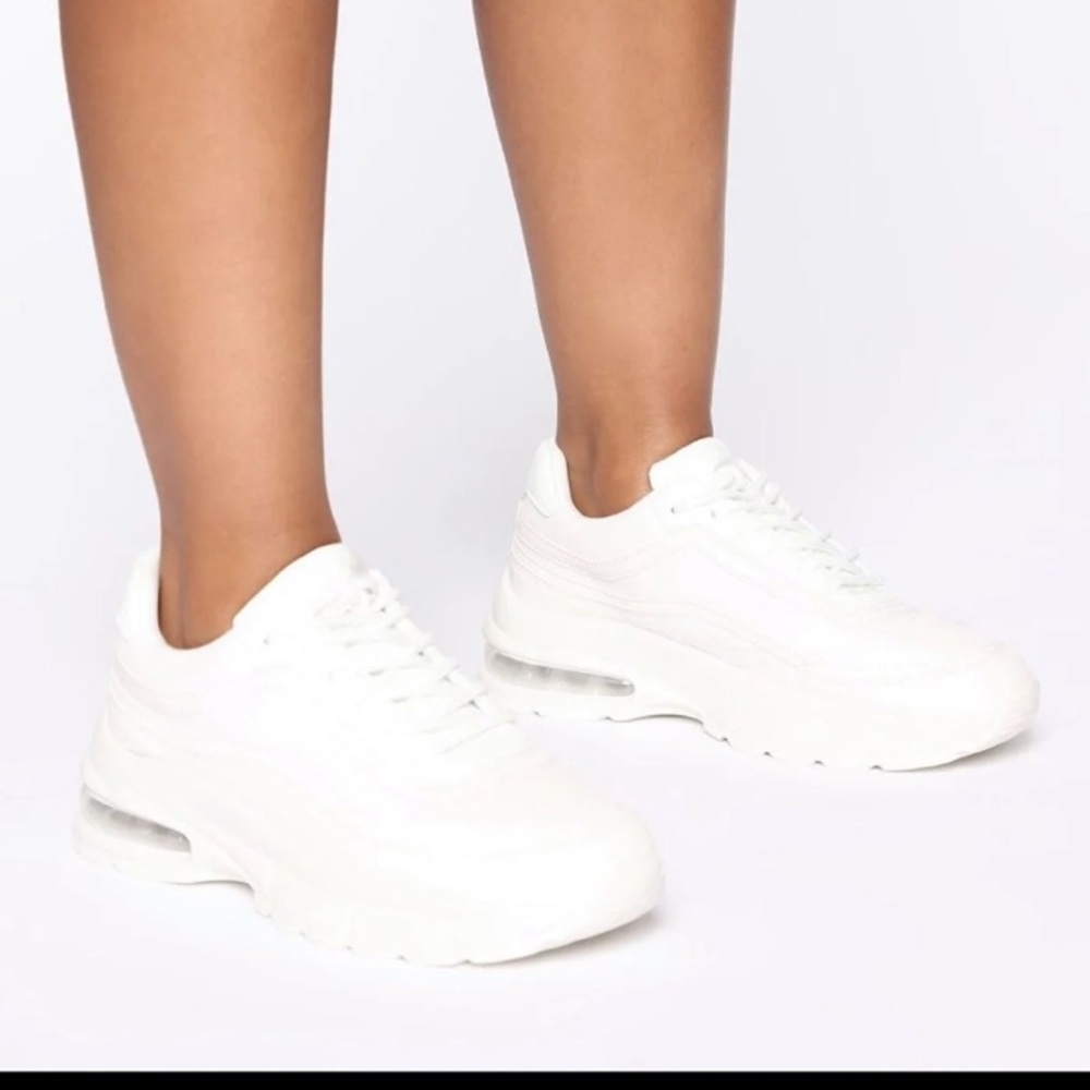 Fashion nova white sneakers